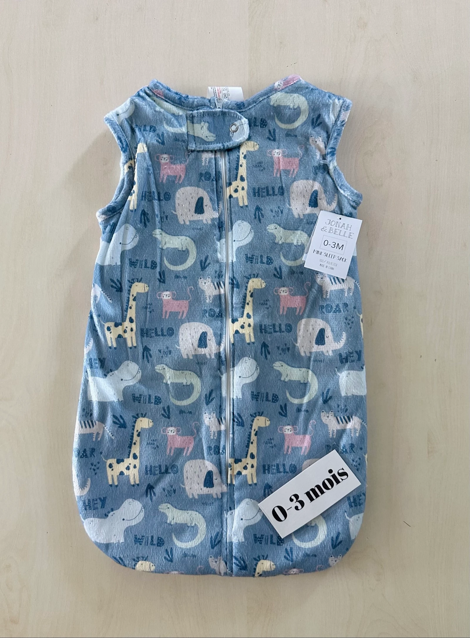 Gigoteuse bébé garçon - environ 0/3 mois - neuve 